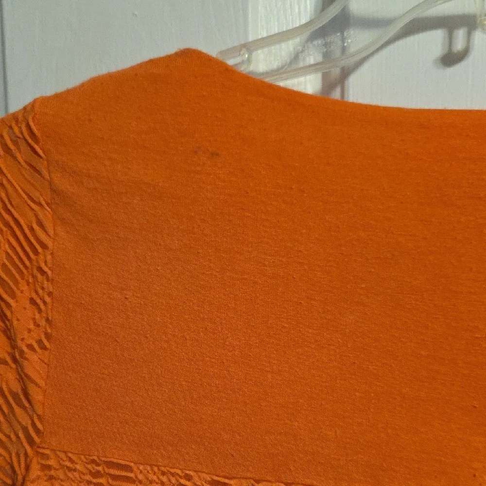 Calvin Klein Bright Orange Top - Picture 8 of 9